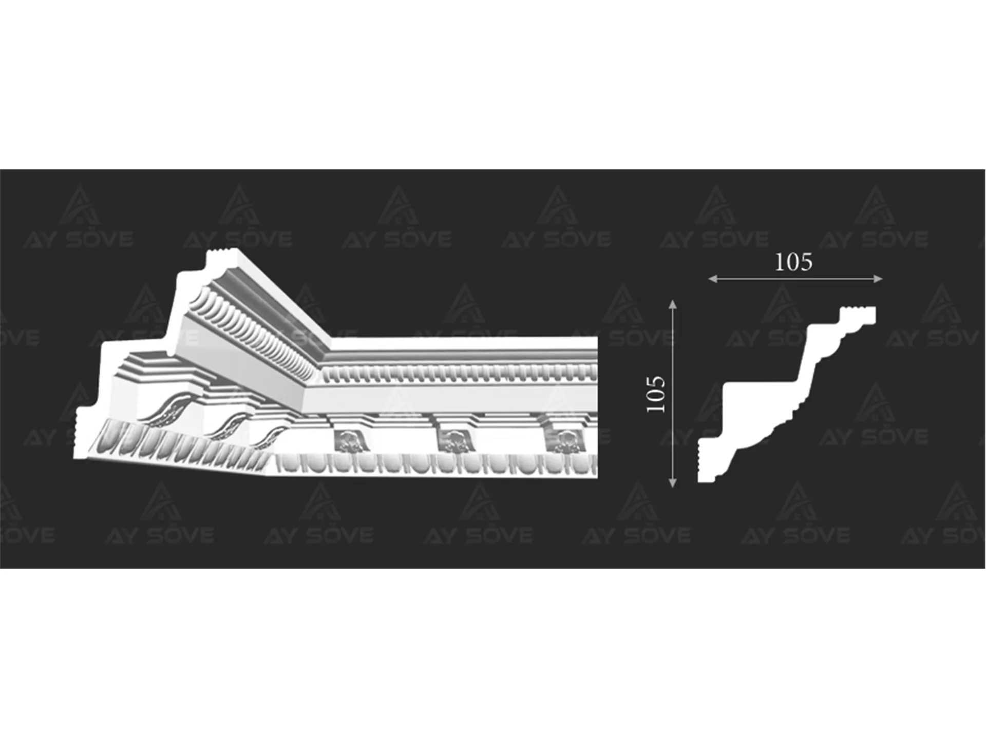 Desenli Kartonpiyer Aslanlı 10,5 x 10,5 cm PLS06