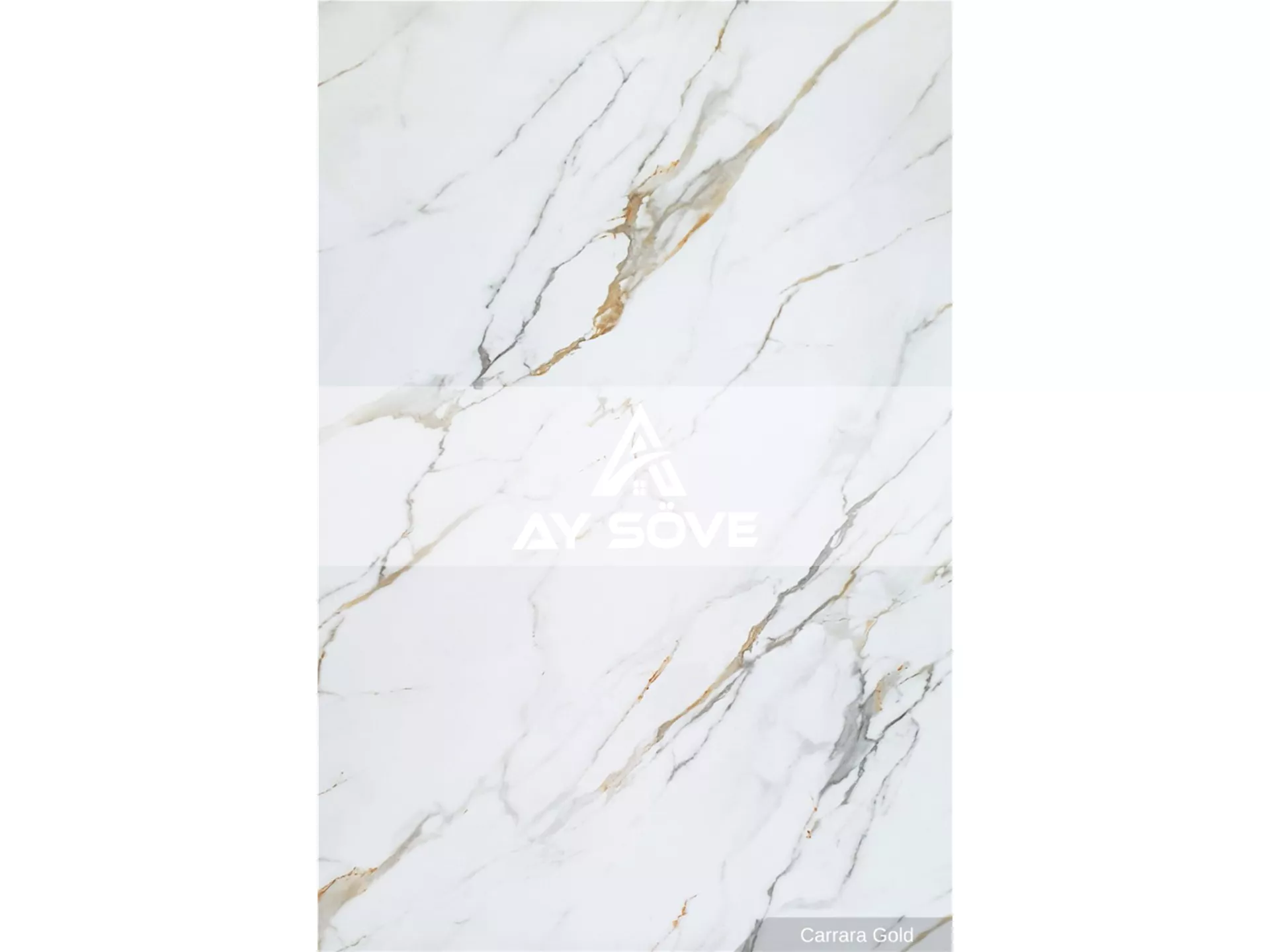 Carrara Gold Desenli Pvc Duvar Paneli 122cmx244cm