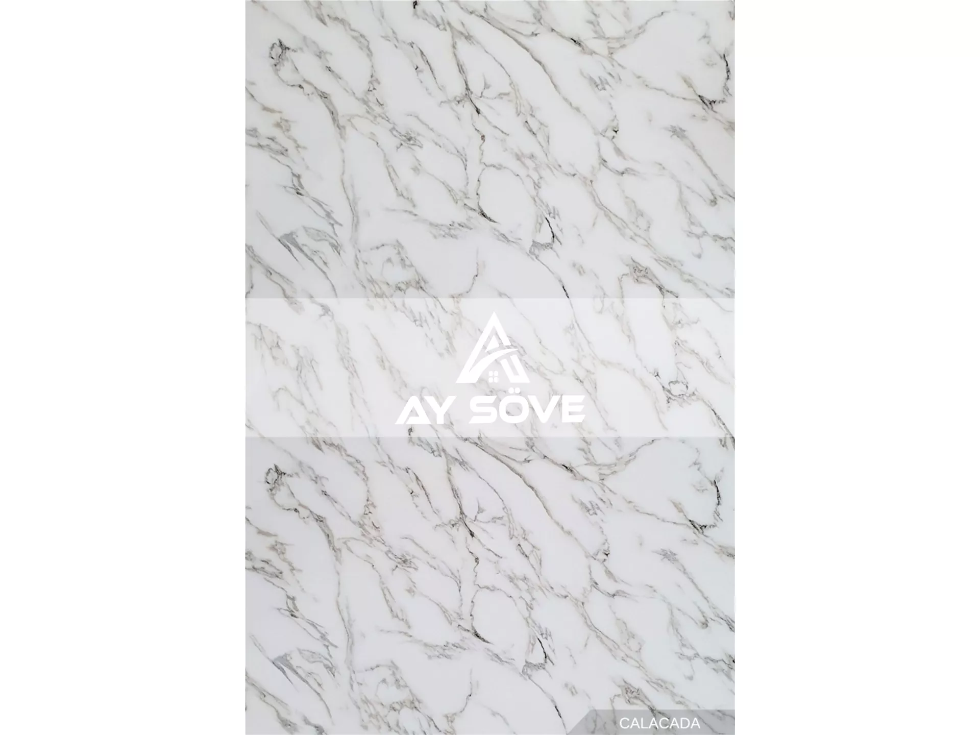 Calacada Marble Patterned PVC Wall Panel 122 cm*244 cm