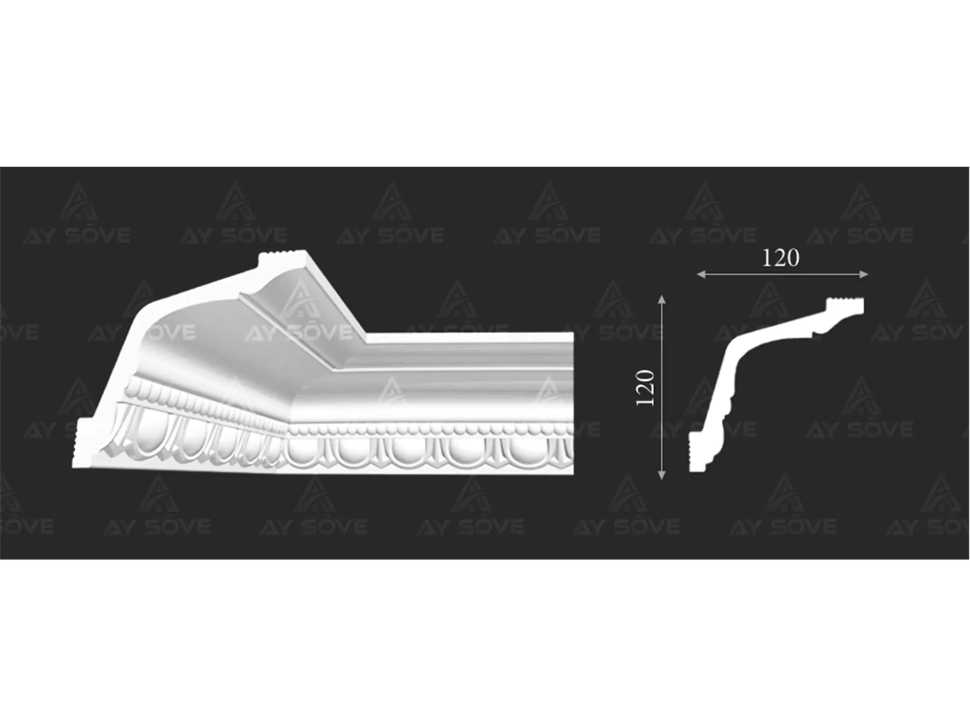 Patterned Cornice PLS02