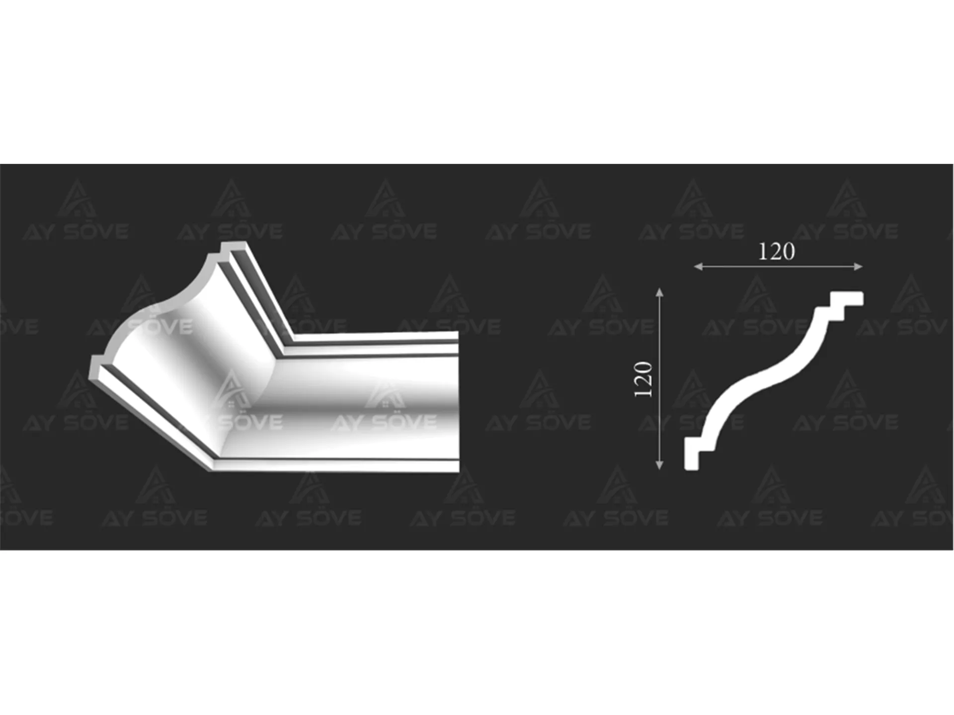 Plain Cornice PK126