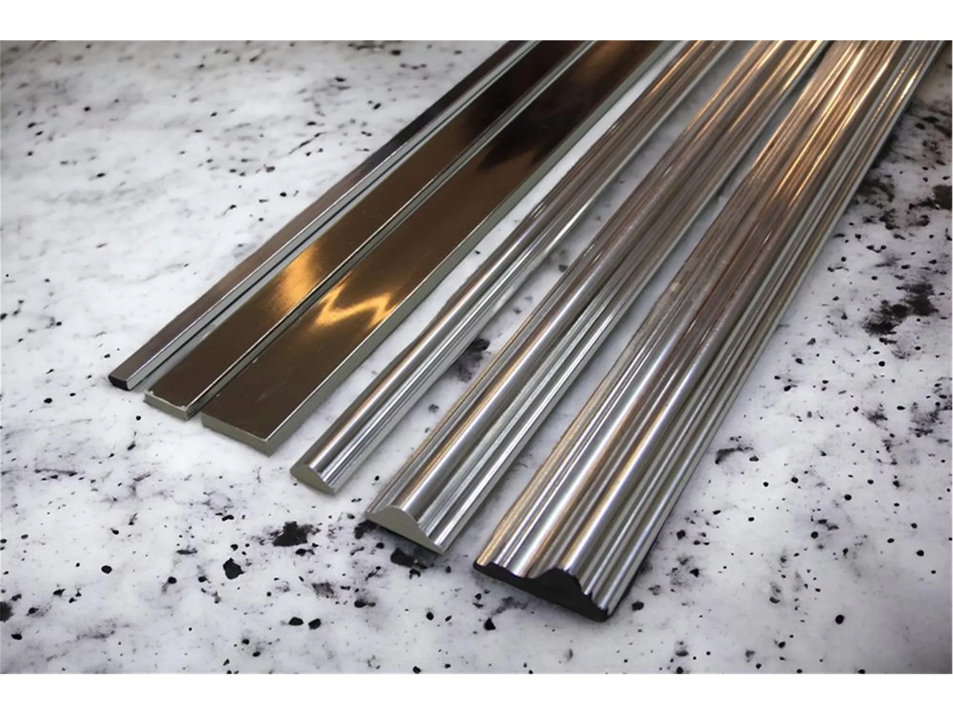 Inox Silver Slat Set