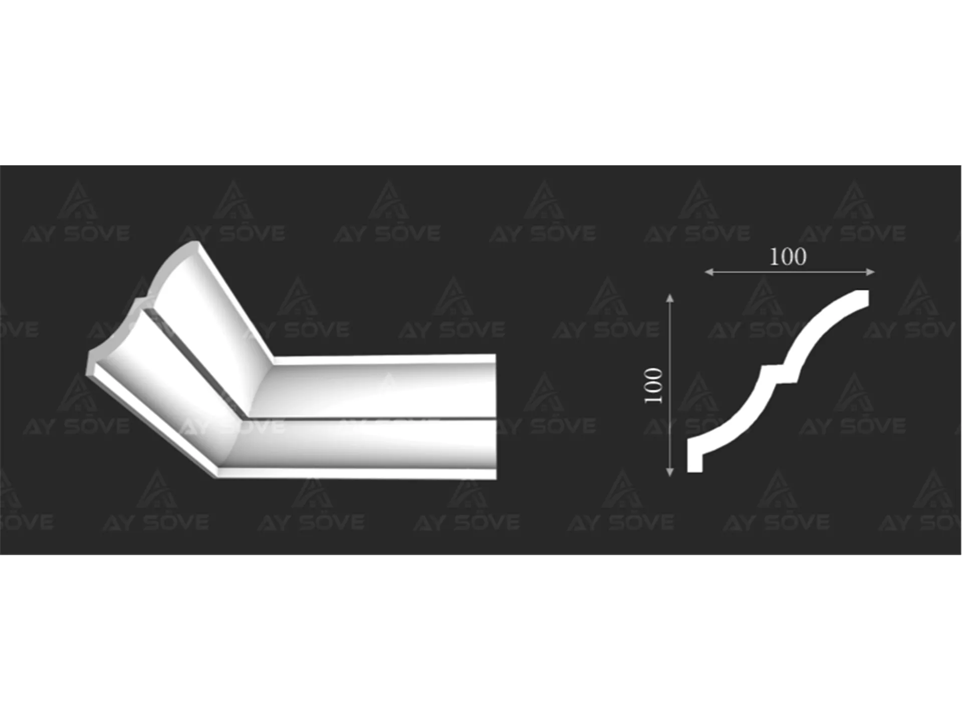 Plain Cornice PK109