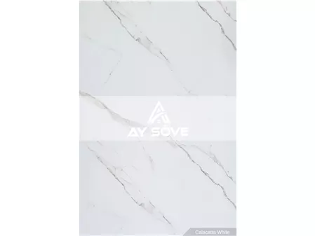 Calacatta White Marble Patterned PVC Wall Panel 122 cm*244 cm