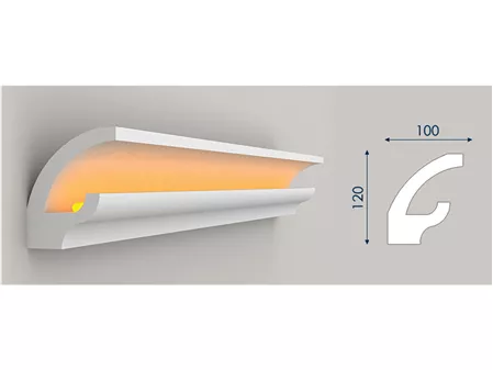 Coving Concealed LED Light Profile-PKG07