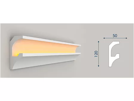 Coving Concealed LED Light Profile-PKG07