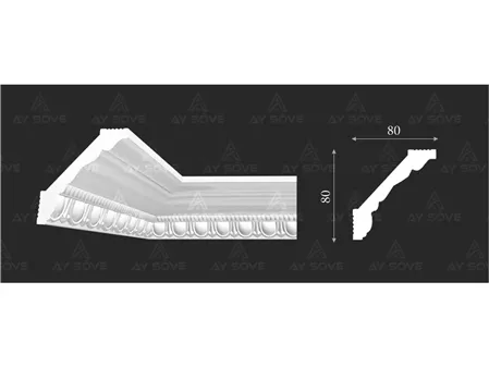 Patterned Cornice Small Pearl PLS01