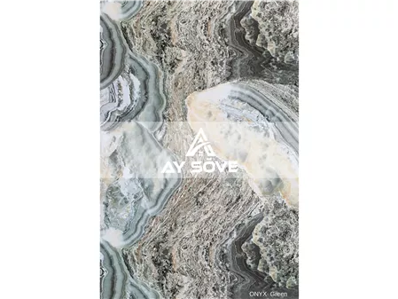 Onyx Green Marble Patterned PVC Wall Panel 122 cm*244 cm